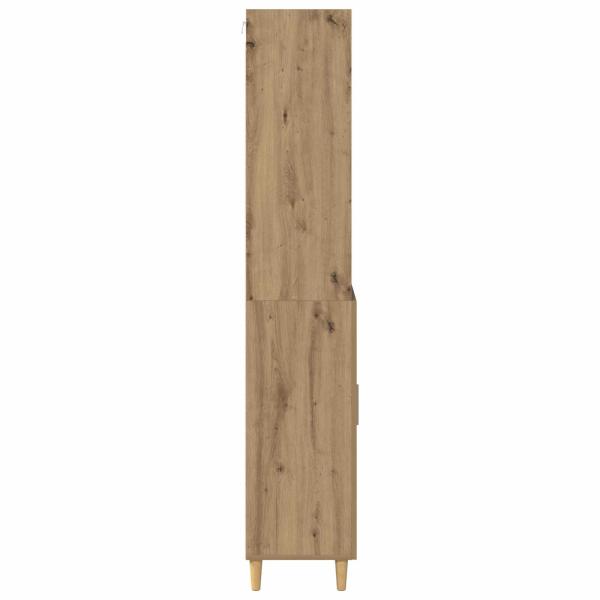 Highboard Artisan-Eiche 69,5 x 32,5 x 180 cm Holzwerkstoff