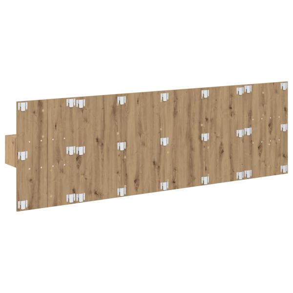 Kopfteil mit Schrank 3 Stk. Artisan-Eiche Holzwerkstoff