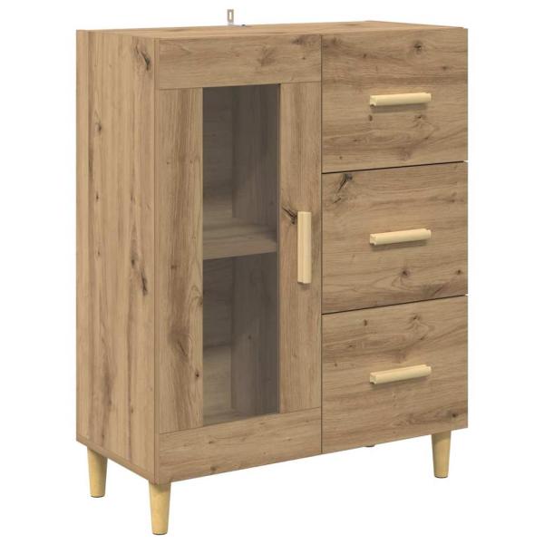 Highboard Artisan-Eiche 69,5 x 32,5 x 180 cm Holzwerkstoff