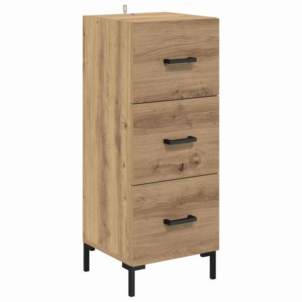 Highboard Artisan-Eiche 69,5 x 34 x 180 cm Holzwerkstoff