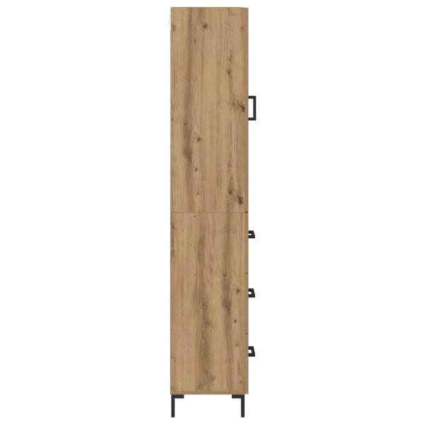 Highboard Artisan-Eiche 69,5 x 34 x 180 cm Holzwerkstoff