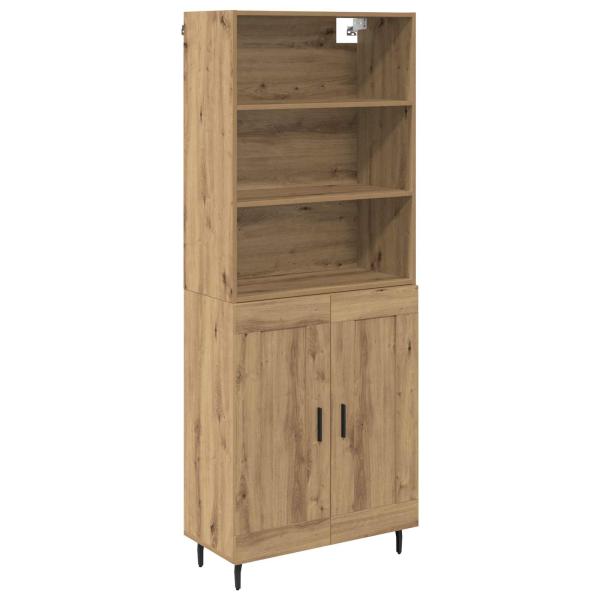 Highboard Artisan-Eiche 69,5 x 34 x 180 cm