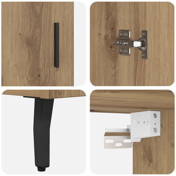 Highboard Artisan-Eiche 69,5 x 34 x 180 cm