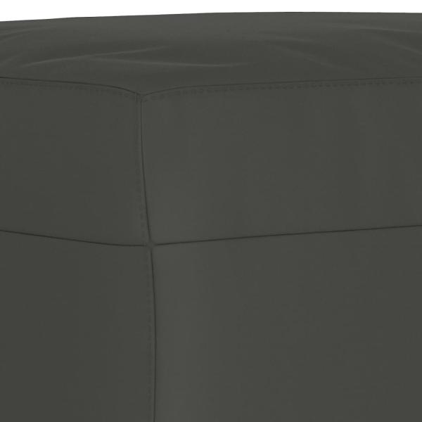 Sitzbank Dunkelgrau 100x35x41 cm Mikrofasergewebe