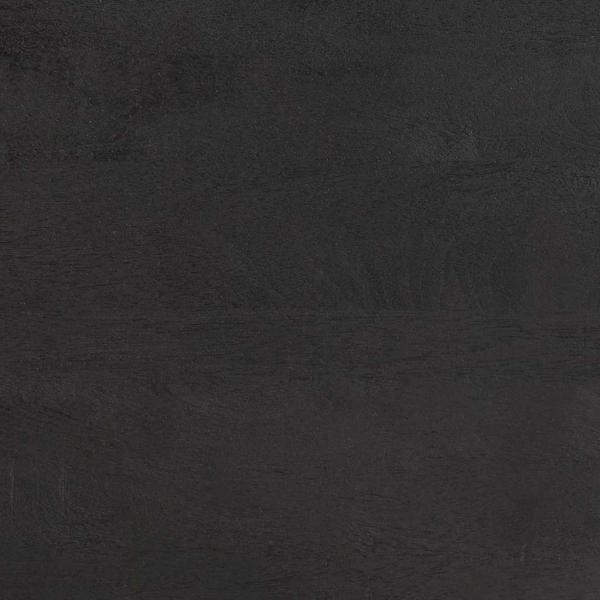 Sideboard mit Regal Schwarz 40 x 33 x 75 cm Massivholz Mango