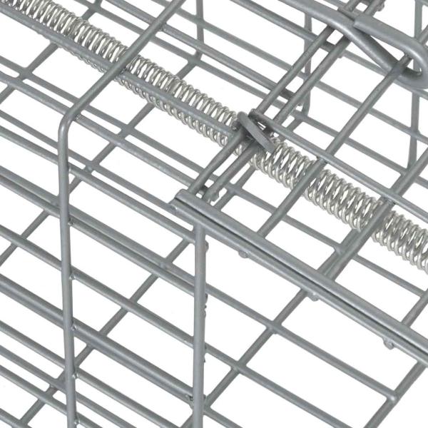 Tierfalle Anthrazit 31 x 13 x 12 cm Stahl