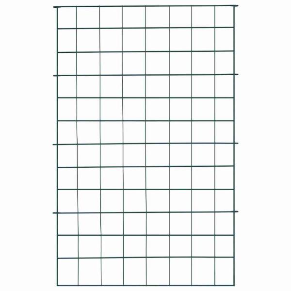 Teichzaun Set 8 pcs Grün 50 x 80 cm Stahl