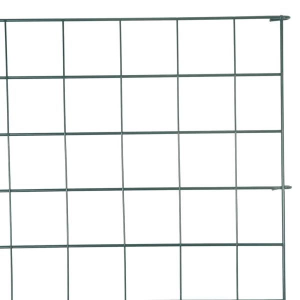 Teichzaun Set 8 pcs Grün 50 x 80 cm Stahl