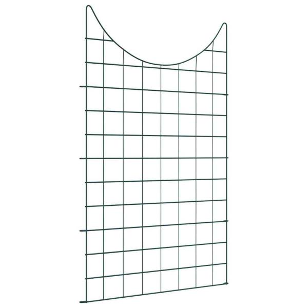 ARDEBO.de - Teichzaun Set 8 pcs Grün 50 x 80 cm Stahl