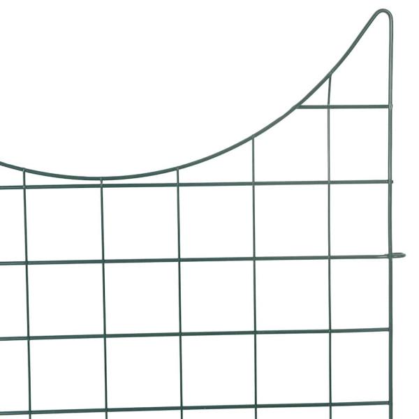 Teichzaun Set 8 pcs Grün 50 x 80 cm Stahl