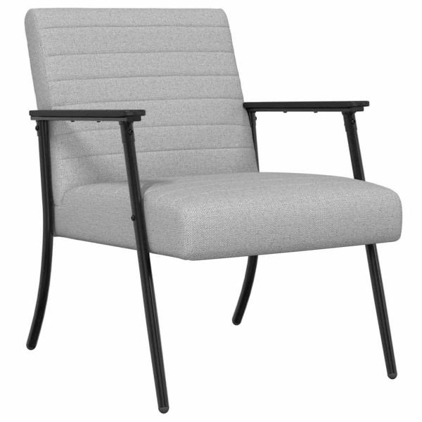ARDEBO.de - Sessel Wolkengrau 59 x 75 x 78 cm Stoff