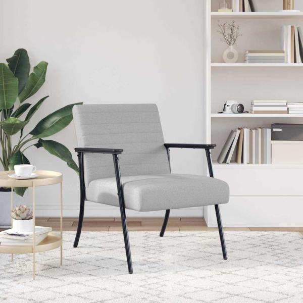 Sessel Wolkengrau 59 x 75 x 78 cm Stoff