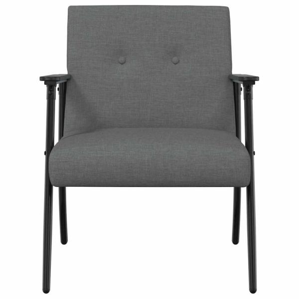 Sessel Dunkelgrau Stoff