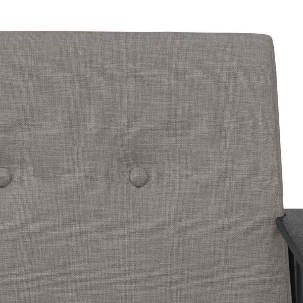 Sessel Taupe 59 x 75 x 78 cm Stoff