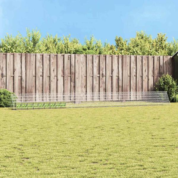 ARDEBO.de - Hasenkäfig Silber 650 x 55 x 55 cm Verzinkter Stahl