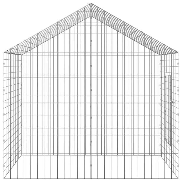 Hasenkäfig Silber 100 x 78 x 78 cm Verzinkter Stahl