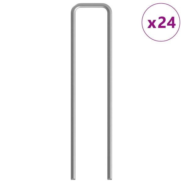 Hasenkäfig Silber 400 x 78 x 78 cm Verzinkter Stahl