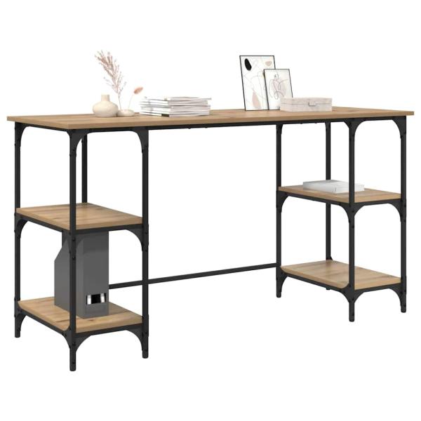 Schreibtisch Artisan-Eiche 140 x 50 x 75 cm Holzwerkstoff