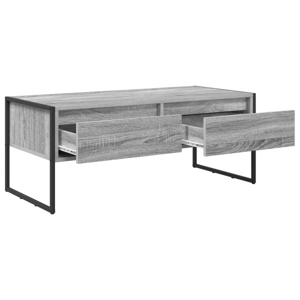 Couchtisch Graues Sonoma 100 x 46 x 40 cm Holzwerkstoff