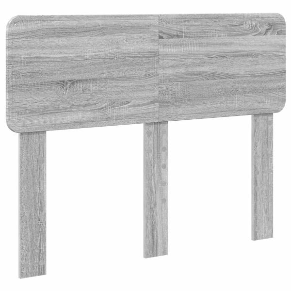 Aufbewahrungsbett Graues Sonoma 135 x 190 cm Holzwerkstoff