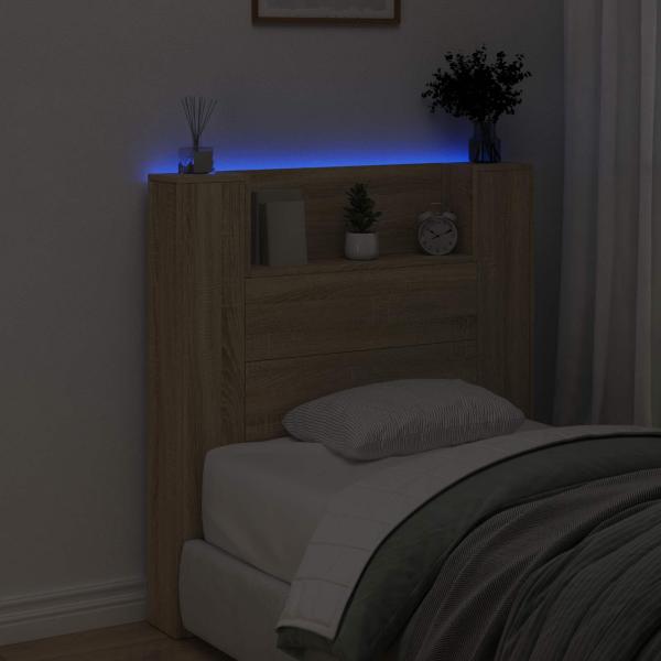 Kopfteil Sonoma-Eiche 100 x 16,5 x 103,5 cm Holzwerkstoff