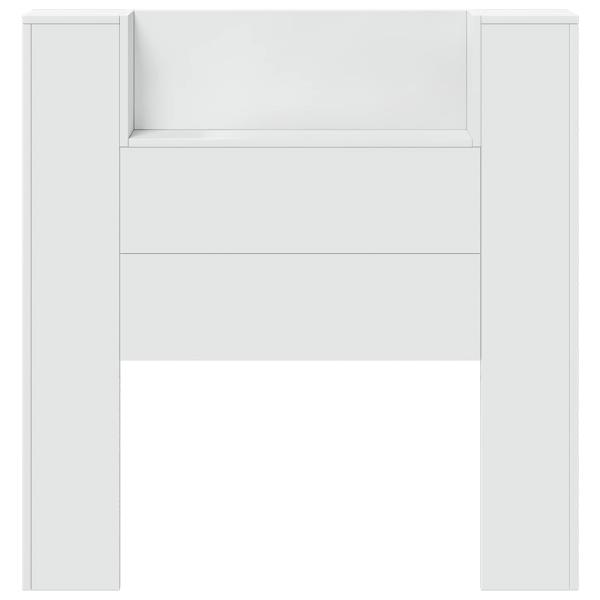 Kopfteil mit Kopfteil Weiß 100 x 16,5 x 103,5 cm Holzwerkstoff