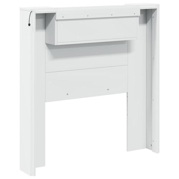 Kopfteil mit Kopfteil Weiß 100 x 16,5 x 103,5 cm Holzwerkstoff