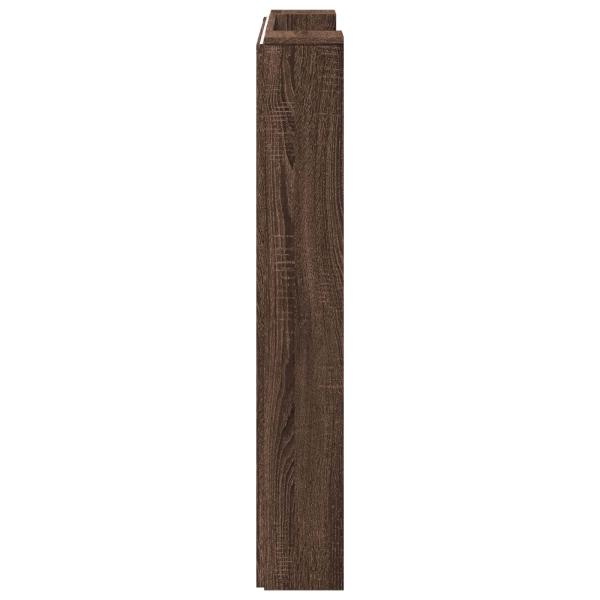 Kopfteil Braun Eichen-Optik 100 x 16,5 x 103,5 cm Holzwerkstoff