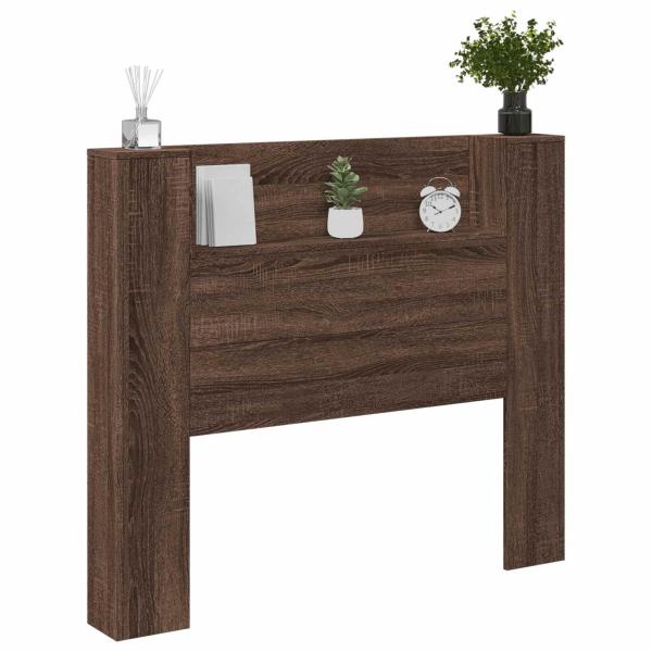 Kopfteil Braun Eichen-Optik 120 x 16,5 x 103,5 cm Holzwerkstoff