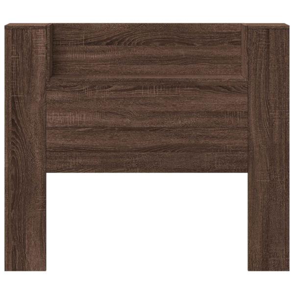 Kopfteil Braun Eichen-Optik 120 x 16,5 x 103,5 cm Holzwerkstoff
