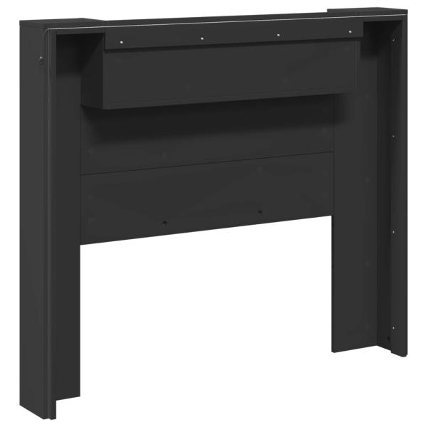 Kopfteil Schwarz 120 x 16,5 x 103,5 cm Holzwerkstoff