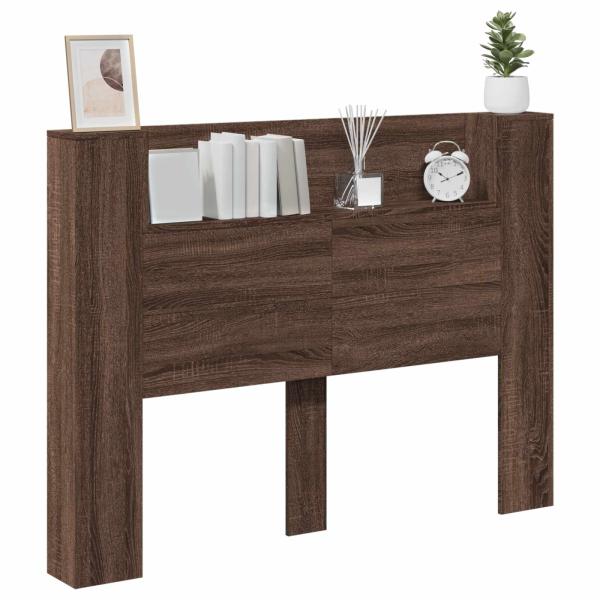 Kopfteil Braun Eichen-Optik 140 x 16,5 x 103,5 cm Holzwerkstoff