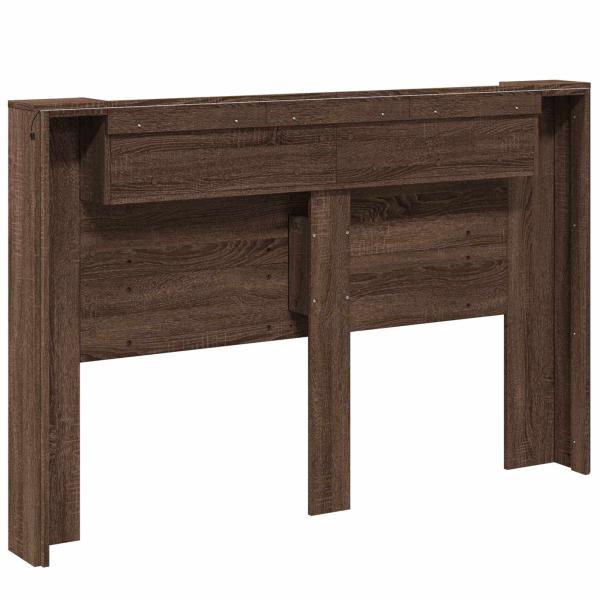Kopfteil Braun Eichen-Optik 160 x 16,5 x 103,5 cm Holzwerkstoff
