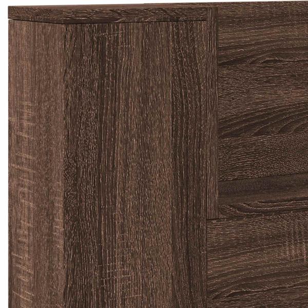 Kopfteil Braun Eichen-Optik 160 x 16,5 x 103,5 cm Holzwerkstoff