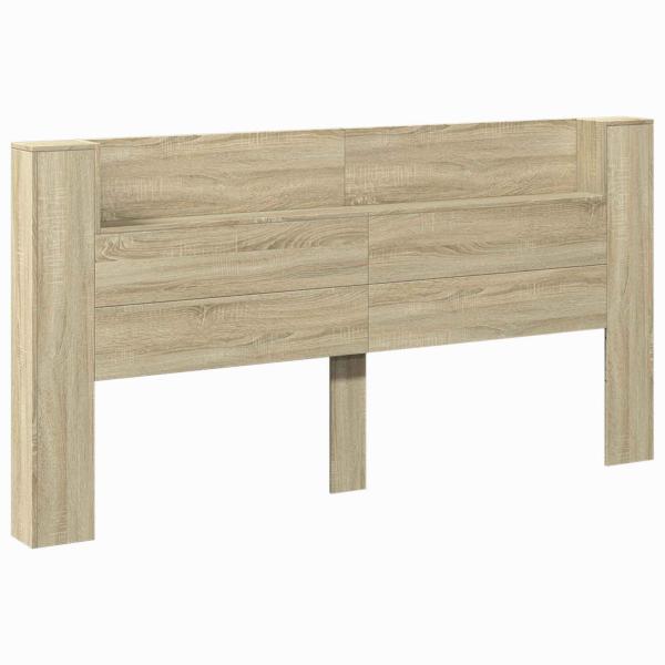 Kopfteil Sonoma-Eiche 200 x 16,5 x 103,5 cm Holzwerkstoff
