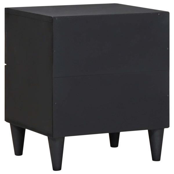 Nachttisch 2 pcs Braun 40 x 33,5 x 46 cm Massivholz Mango