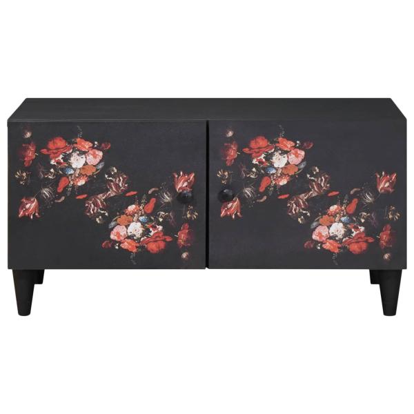 Couchtisch Mehrfarbig 80 x 50 x 40 cm Massivholz Mango