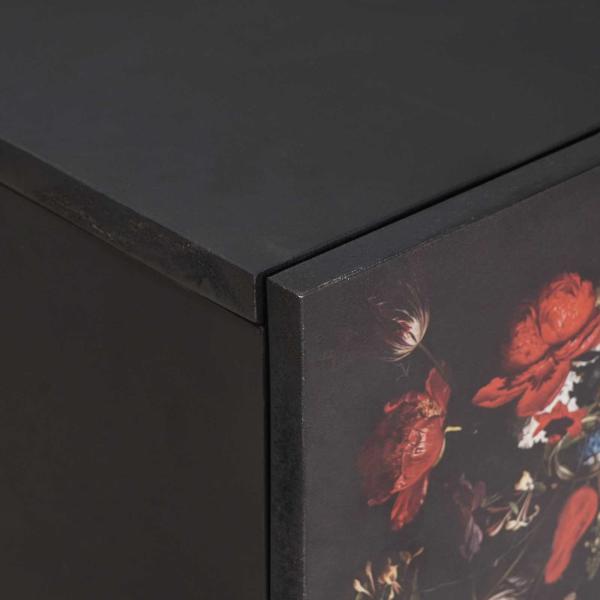 Couchtisch Mehrfarbig 80 x 50 x 40 cm Massivholz Mango