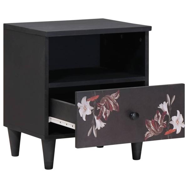 Nachttisch Braun 40 x 33 x 46 cm Massivholz Mango