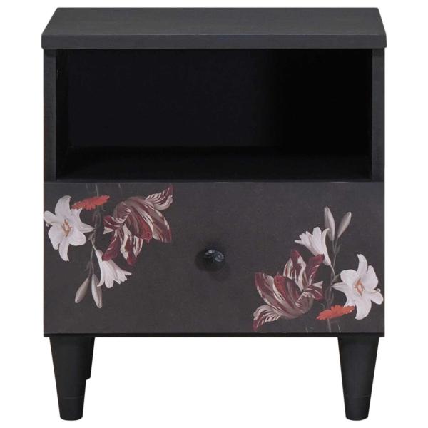 Nachttisch Braun 40 x 33 x 46 cm Massivholz Mango