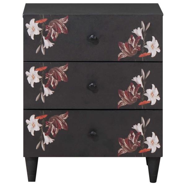 Nachttisch Mehrfarbig 50 x 33 x 60 cm Massivholz Mango