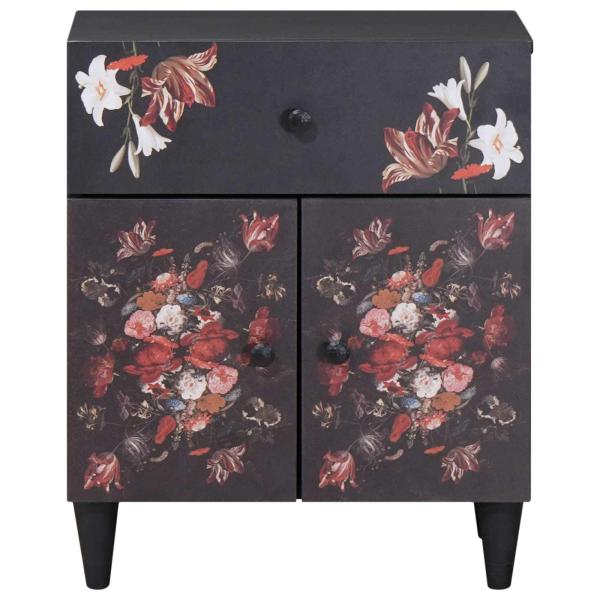 Nachttisch Mehrfarbig 50 x 33 x 60 cm Massivholz Mango