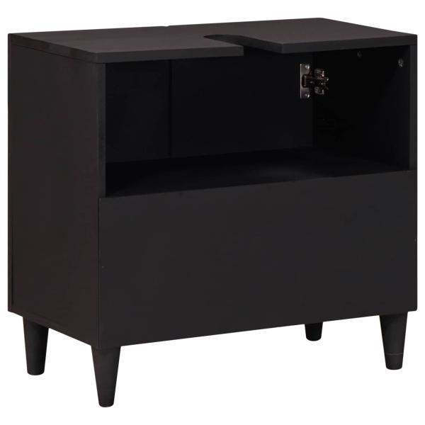 Waschbeckenunterschrank mit Speicher Mehrfarbig 62 x 33 x 58 cm