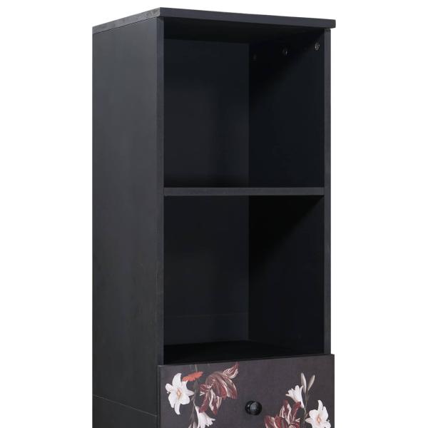 ARDEBO.de - Badezimmerschrank mit Schubladen Mehrfarbig 38 x 33,5 x 160 cm