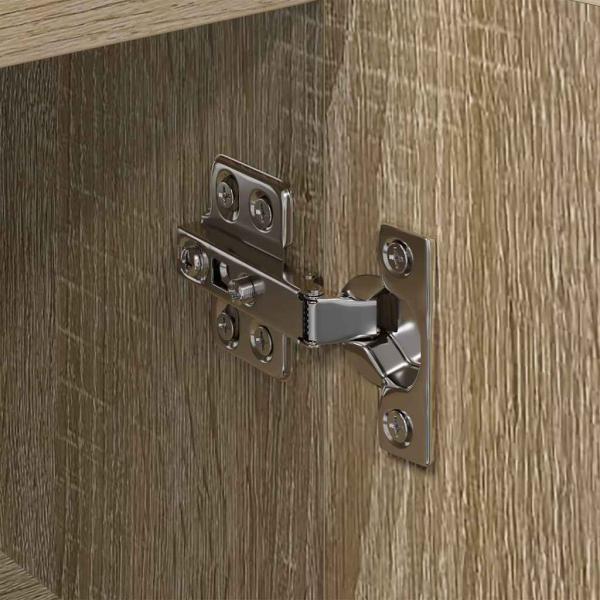 Eck-LED-TV-Schrank Sonoma-Eiche 105 x 40 x 68 cm Holzwerkstoff