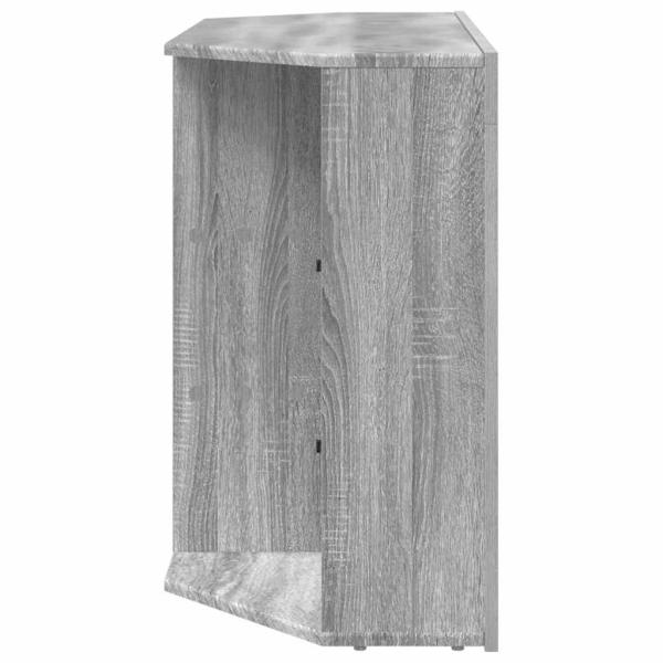 Eck-LED-TV-Schrank Graues Sonoma 105 x 40 x 68 cm Holzwerkstoff