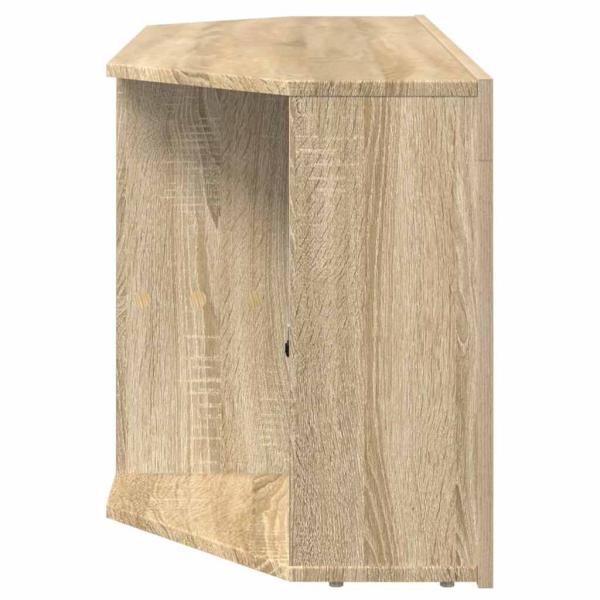 Eck-LED-TV-Schrank Sonoma-Eiche 105 x 40 x 68 cm Holzwerkstoff