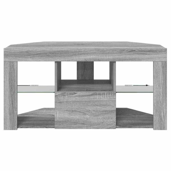Eck-LED-TV-Schrank Graues Sonoma 105 x 40 x 68 cm Holzwerkstoff