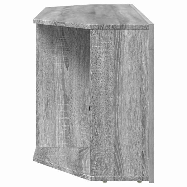 Eck-LED-TV-Schrank Graues Sonoma 105 x 40 x 68 cm Holzwerkstoff