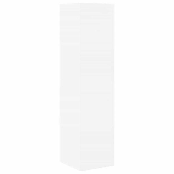 Eckschrank Weiß 25,5x25x102cm Holzwerkstoff